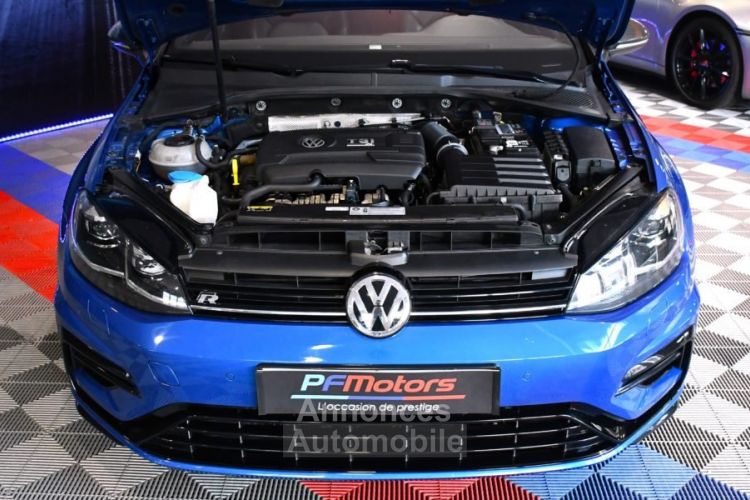 Volkswagen Golf 7 R Facelift 2.0 TSI 310 DSG 4Motion GPS Pro ACC DCC AKRAPOVIC TO Cuir Carbone Keyless Caméra JA 19 Bleu RAVEN - <small></small> 37.490 € <small>TTC</small> - #11