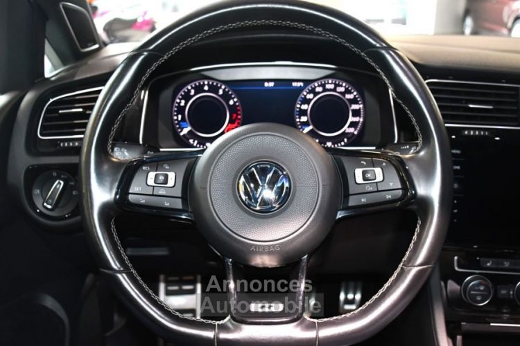 Volkswagen Golf 7 R Facelift 2.0 TSI 310 DSG 4Motion GPS Pro ACC DCC AKRAPOVIC TO Cuir Carbone Keyless Caméra JA 19 Bleu RAVEN - <small></small> 37.490 € <small>TTC</small> - #23