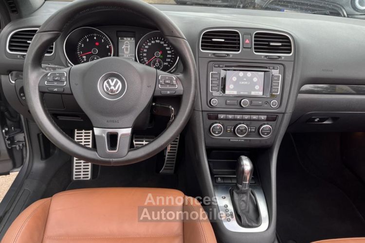 Volkswagen Golf Cabriolet 1.4 16V TSI - 122 VI CABRIOLET Carat PHASE 1 - <small></small> 14.990 € <small>TTC</small> - #12