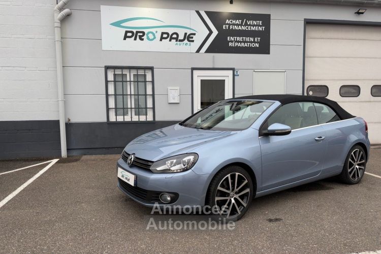 Volkswagen Golf Cabriolet 6 1.4 TSI 160 CV BVM6 CARAT / 2E MAIN / 66500KM / CLIM AUTO / REGUL / CLIM - <small></small> 14.490 € <small>TTC</small> - #1