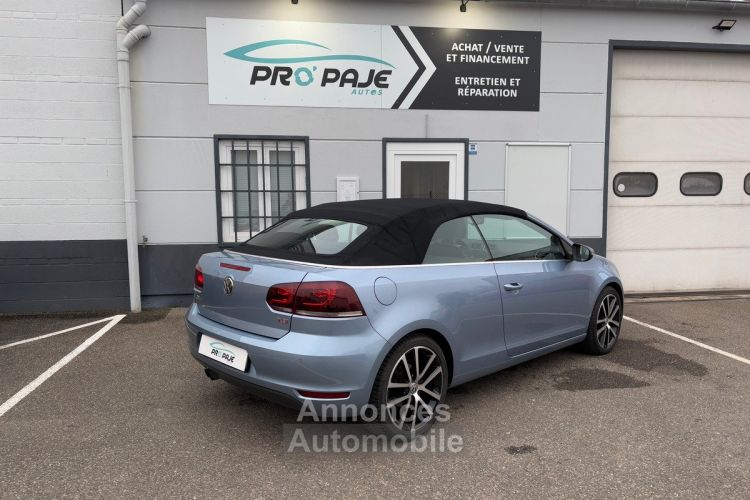 Volkswagen Golf Cabriolet 6 1.4 TSI 160 CV BVM6 CARAT / 2E MAIN / 66500KM / CLIM AUTO / REGUL / CLIM - <small></small> 14.490 € <small>TTC</small> - #3