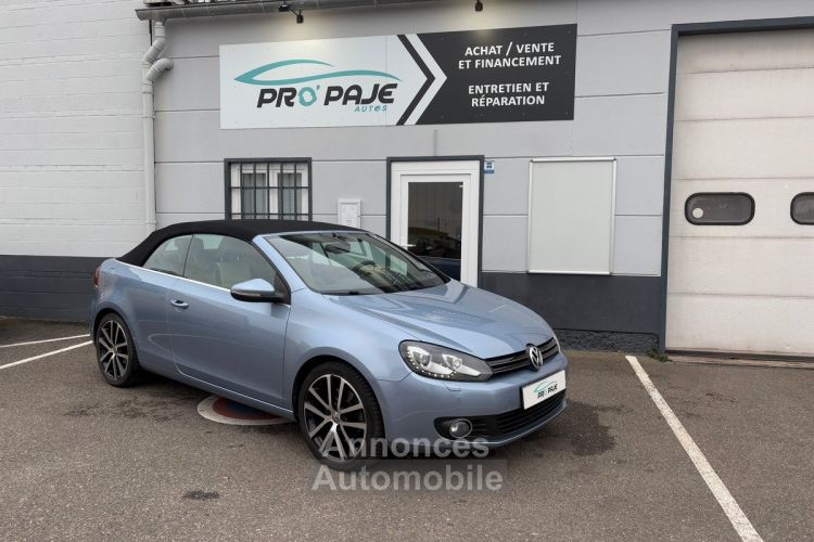 Volkswagen Golf Cabriolet 6 1.4 TSI 160 CV BVM6 CARAT / 2E MAIN / 66500KM / CLIM AUTO / REGUL / CLIM - <small></small> 14.490 € <small>TTC</small> - #4