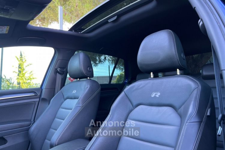 Volkswagen Golf R 2.0 TSI 300 BLEU LAPIZ SUIVI COMPLET VW, TOIT OUVRANT, VIRTUAL COCKPIT, DYNAUDIO, SIÈGES CUIR CHAUF GARANTIE 12 MOIS - <small></small> 33.490 € <small>TTC</small> - #21