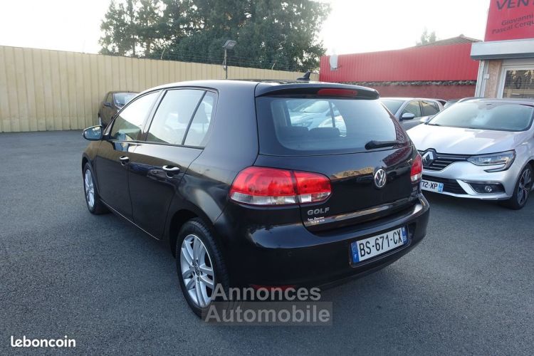 Volkswagen Golf VI 1.6 TDI 105CH BLUEMOTION FAP CONFORTLINE 5P - <small></small> 5.800 € <small>TTC</small> - #6