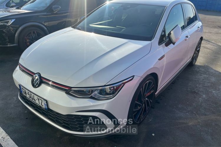 Volkswagen Golf VIII GTI 2.0 TSI DSG 245CH GPS-LED-VIRTUAL-HARMAN KARDON-JANTES 19-CAMERA-BLANC ORYX - <small></small> 31.790 € <small>TTC</small> - #3