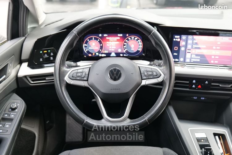 Volkswagen Golf Vw viii 2.0 tdi 150dsg7 life business 1st 1° main francaise tva recuperable virtual cockpit detecteur angles morts front assist acc eclairage ambiance - <small></small> 18.950 € <small>TTC</small> - #6