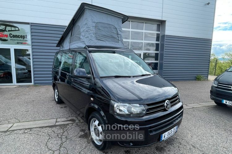 Volkswagen Multivan VW T5 rehausse reimo 2.0L TDi 140Ch Noir 126mkm - <small></small> 39.900 € <small>TTC</small> - #1