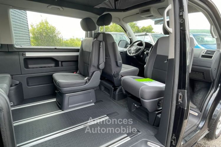 Volkswagen Multivan VW T5 rehausse reimo 2.0L TDi 140Ch Noir 126mkm - <small></small> 39.900 € <small>TTC</small> - #3