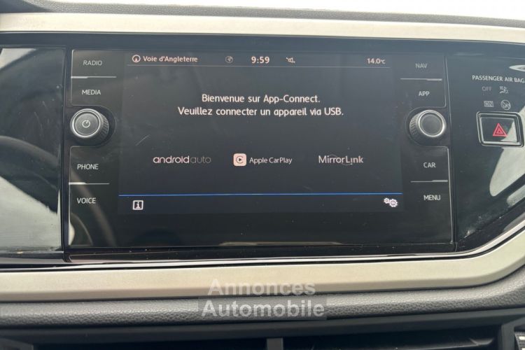 Volkswagen Polo 1.0 TSI 95 SS BVM5 Carat *GARANTIE 12 MOIS* SIEGES CHAUFFANTS ALCANTARA / CARPLAY - <small></small> 15.990 € <small>TTC</small> - #19