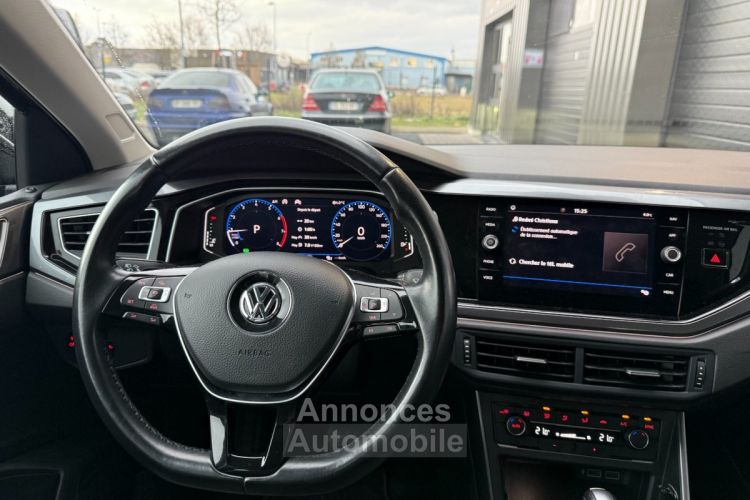 Volkswagen Polo dsg7 r-line exclusive 150 ch avec regulateur adaptatif camera de recul palettes au volant carplay - <small></small> 16.990 € <small>TTC</small> - #10