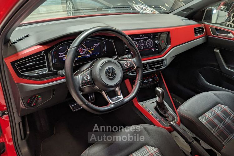 Volkswagen Polo GTI 200 DSG Tornado Red Brescia Carplay Virtual Cockpit ACC DCC Xénons - <small></small> 20.990 € <small>TTC</small> - #2