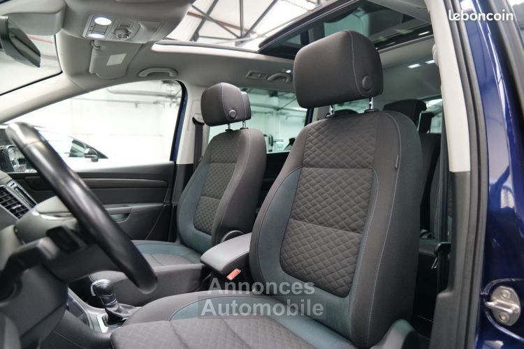 Volkswagen Sharan Vw 2.0 tdi 150ch dsg iq drive 7places 1° main francais toit ouvrant xenon feux de jour led clim auto detecteur angles morts -ligne blanche ja 17 porte - <small></small> 25.950 € <small>TTC</small> - #7