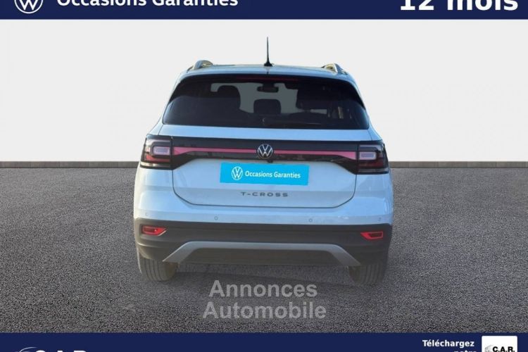 Volkswagen T-Cross 1.0 TSI 110 Start/Stop BVM6 Carat - <small></small> 18.680 € <small>TTC</small> - #4