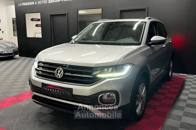 Volkswagen T-Cross 1.6 TDI 95 DSG7 Carat APPLE CARPLAY ORIGINE FRANCE SIEGES CHAUFFANTS - <small></small> 17.490 € <small>TTC</small> - #8