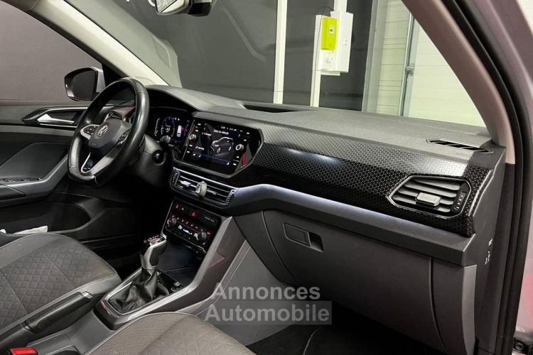 Volkswagen T-Cross 1.6 TDI 95 DSG7 Carat APPLE CARPLAY ORIGINE FRANCE SIEGES CHAUFFANTS - <small></small> 17.490 € <small>TTC</small> - #12