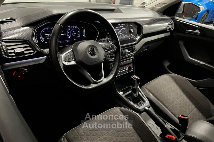 Volkswagen T-Cross 1.6 TDI 95 DSG7 Carat APPLE CARPLAY ORIGINE FRANCE SIEGES CHAUFFANTS - <small></small> 17.490 € <small>TTC</small> - #13