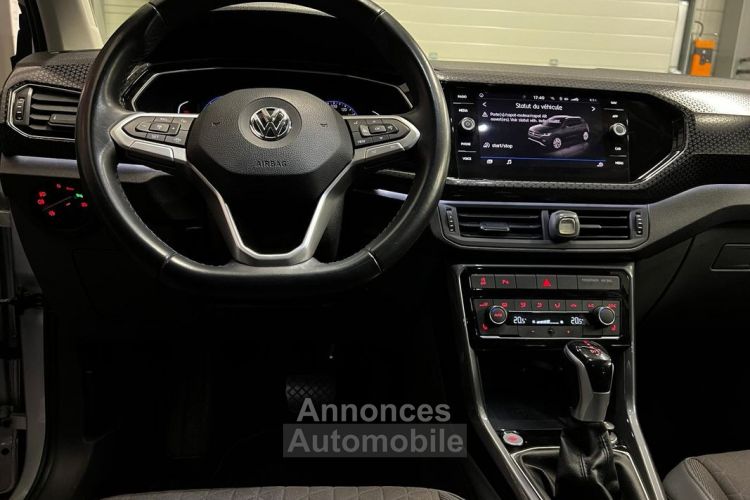 Volkswagen T-Cross 1.6 TDI 95 DSG7 Carat APPLE CARPLAY ORIGINE FRANCE SIEGES CHAUFFANTS - <small></small> 17.490 € <small>TTC</small> - #14