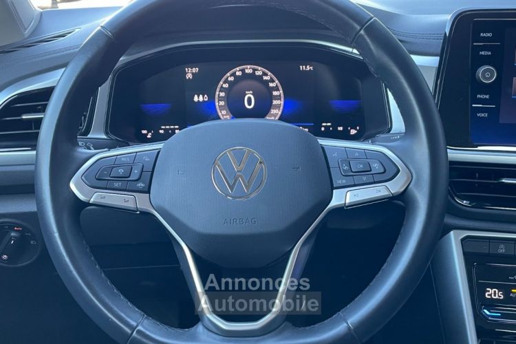 Volkswagen T-Roc 1.0 tsi 110 life avec virtual cockpit carplay camera regulateur adaptatif - <small></small> 21.990 € <small>TTC</small> - #10