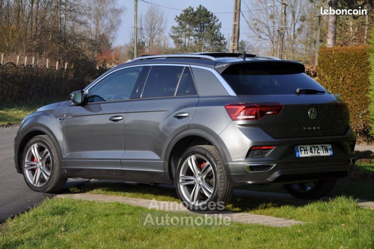 Volkswagen T-Roc 1.5 TSI 150 EVO R-LINE DSG7 Origine Française 07-2019 72600kms Toit Ouvrant Caméra de recul Virtual cockpit Accès sans clé coffre élec régulateur adap - <small></small> 22.480 € <small>TTC</small> - #2