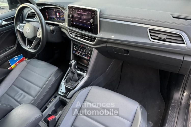 Volkswagen T-Roc 1.5 TSI 150CH SIEGES ELECTRIQUES-CHAUFFANTS TOIT OUVRANT SELLERIE CUIR CAMERA ... - <small></small> 26.980 € <small>TTC</small> - #11