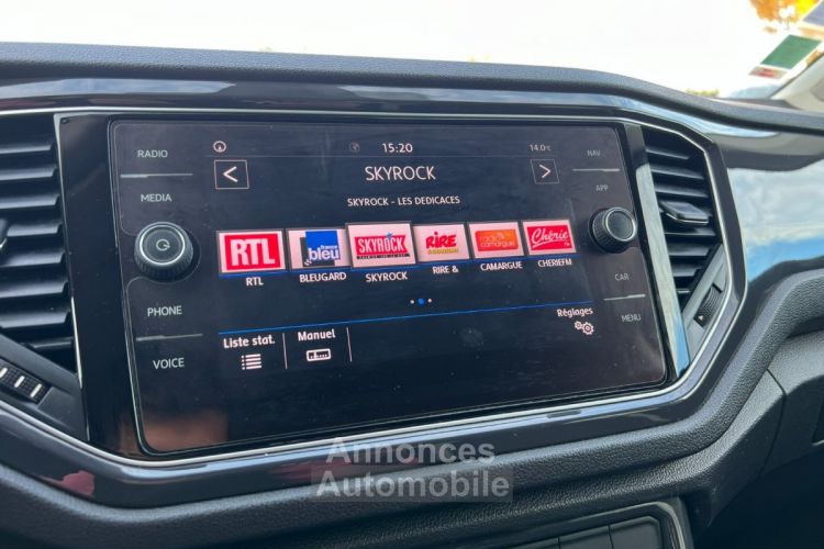 Volkswagen T-Roc 1.6 TDI 115 BVM6 Carat - VIRTUAL COCKPIT - APPLE CARPLAY / ANDROID AUTO - <small></small> 18.490 € <small>TTC</small> - #34