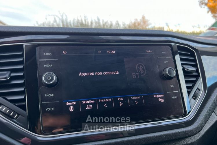 Volkswagen T-Roc 1.6 TDI 115 BVM6 Carat - VIRTUAL COCKPIT - APPLE CARPLAY / ANDROID AUTO - <small></small> 18.490 € <small>TTC</small> - #35