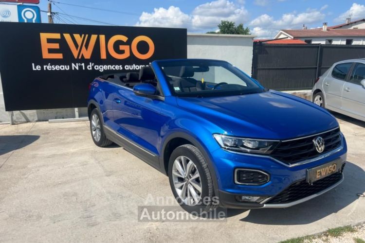 Volkswagen T-Roc CABRIOLET 1.5 TSI 150 ch EVO STYLE DSG7 ORIGINE FRANCE CARPLAY CAMERA SIEGES C... - <small></small> 24.989 € <small>TTC</small> - #1