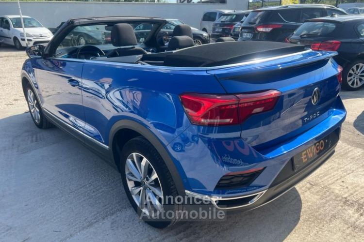 Volkswagen T-Roc CABRIOLET 1.5 TSI 150 ch EVO STYLE DSG7 ORIGINE FRANCE CARPLAY CAMERA SIEGES C... - <small></small> 24.989 € <small>TTC</small> - #4