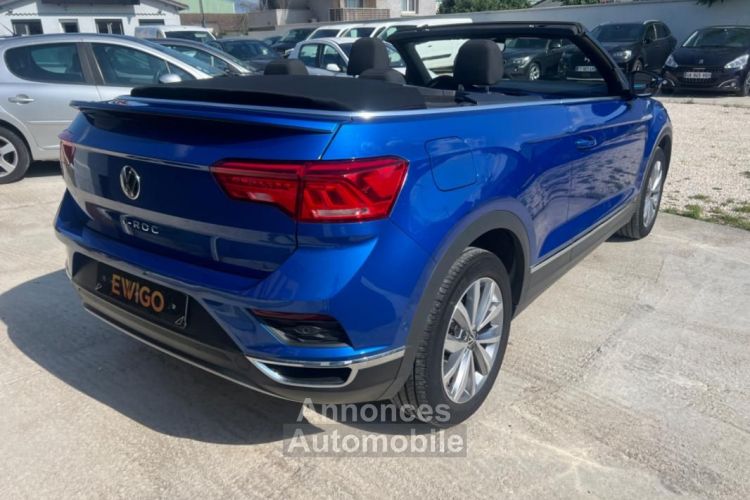 Volkswagen T-Roc CABRIOLET 1.5 TSI 150 ch EVO STYLE DSG7 ORIGINE FRANCE CARPLAY CAMERA SIEGES C... - <small></small> 24.989 € <small>TTC</small> - #6