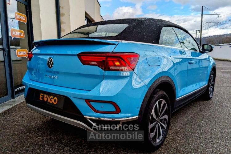 Volkswagen T-Roc CABRIOLET 1.5 TSI 150CH GARANTIE CONSTRUCTEUR - <small></small> 26.990 € <small>TTC</small> - #8