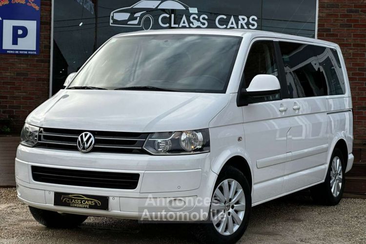 Volkswagen T5 Caravelle 2.0 CR TDi DSG-5 PL-DOUBLE CAB-132 KW-NAVI-RADARS - <small></small> 18.990 € <small>TTC</small> - #1