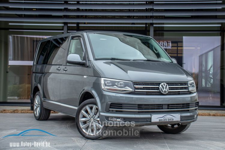 Volkswagen T6 Volkswagen Caravelle Highline 2.0 TDI 4Motion DSG 198pk BMT Dubbele Cabine 5pl. - 1 EIGENAAR - LICHTE VRACHT - LEDER - CAMERA - ADAPT. CRUISECONTROL - <small></small> 35.999 € <small>TTC</small> - #1