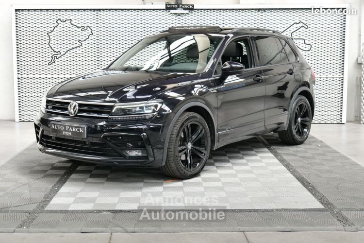 Volkswagen Tiguan 2.0 Tdi 150 Dsg Black R Line 1°main Francais Tva Recuperable Pack Xenon Gps Camera Key Less Go Drive Select Detecteur Ligne Blanhe Park Assist Volant - <small></small> 29.950 € <small></small> - #1