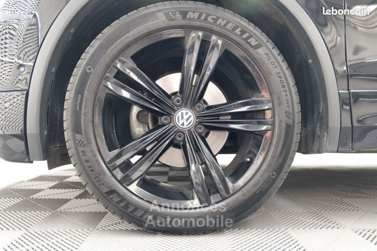 Volkswagen Tiguan 2.0 Tdi 150 Dsg Black R Line 1°main Francais Tva Recuperable Pack Xenon Gps Camera Key Less Go Drive Select Detecteur Ligne Blanhe Park Assist Volant - <small></small> 29.950 € <small></small> - #5