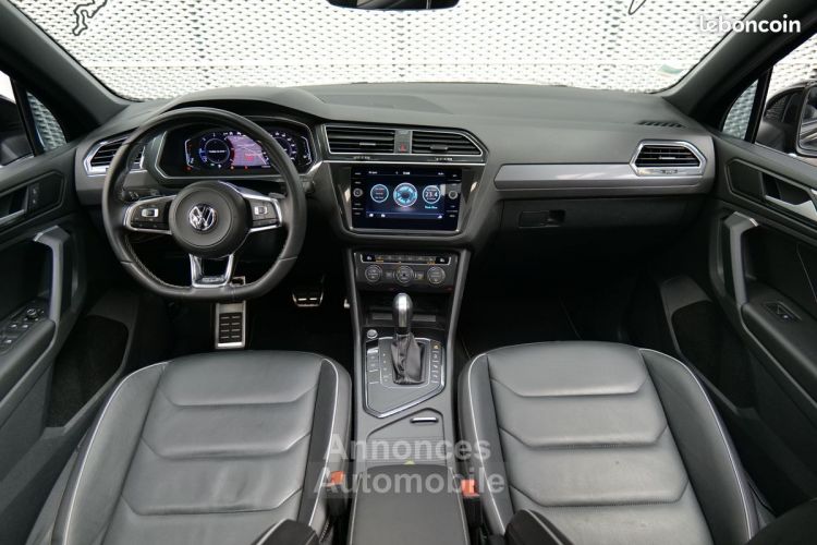 Volkswagen Tiguan 2.0 Tdi 150 Dsg Black R Line 1°main Francais Tva Recuperable Pack Xenon Gps Camera Key Less Go Drive Select Detecteur Ligne Blanhe Park Assist Volant - <small></small> 29.950 € <small></small> - #6