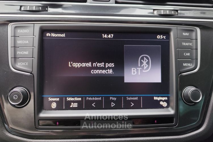 Volkswagen Tiguan 2.0 tdi 150 dsg7 4motion carat regulateur adaptatif navigation sieges et volant chauffants radar av arr - <small></small> 16.990 € <small>TTC</small> - #15