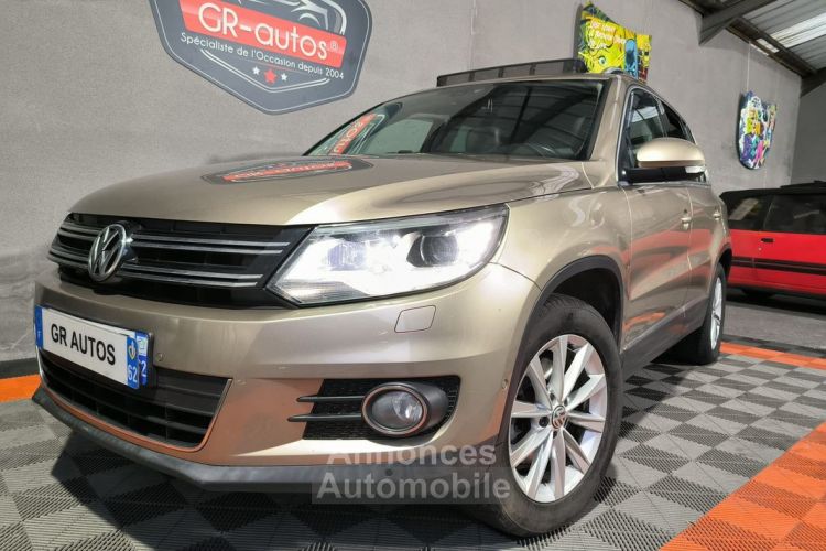 Volkswagen Tiguan 2l TDI 140 4MOTION CARAT 153000km garantie 6 mois cuir gps camera de recul attelage toit ouvrant radar - <small></small> 13.990 € <small>TTC</small> - #1