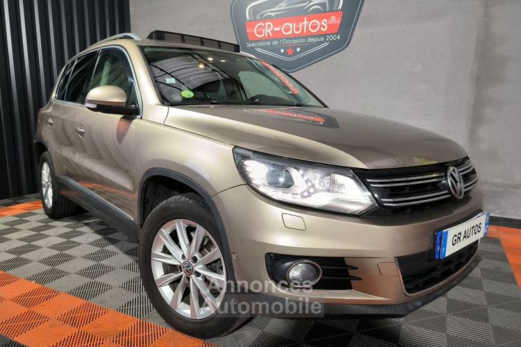 Volkswagen Tiguan 2l TDI 140 4MOTION CARAT 153000km garantie 6 mois cuir gps camera de recul attelage toit ouvrant radar - <small></small> 13.990 € <small>TTC</small> - #2