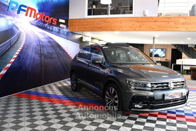 Volkswagen Tiguan R-Line 2.0 TDI 190 DSG 4Motion GPS Pro Virtual ACC DCC Caméra 360 Attelage Vebasto Hayon Dynaudio Front Lane JA 20 - <small></small> 34.990 € <small>TTC</small> - #8