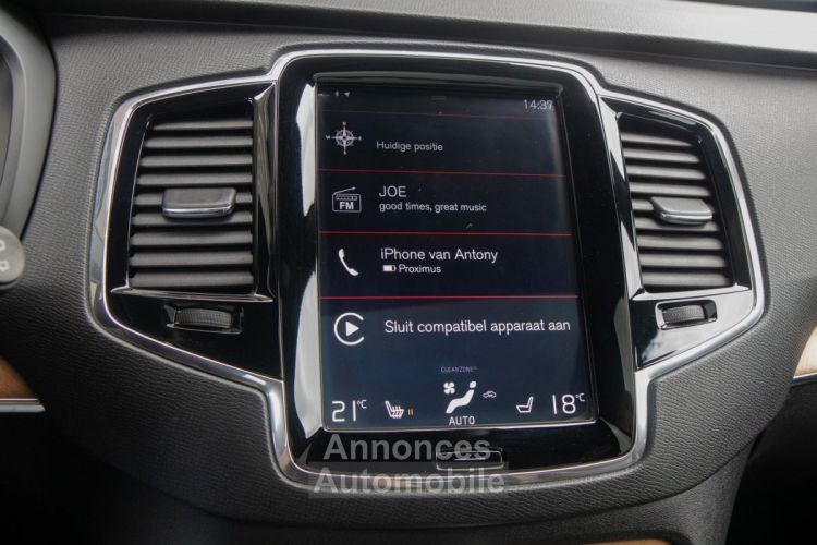 Volvo XC90 T8 Twin Engine Inscription 7 plaatsen Plug-in Hybride - APPLE CARPLAY - PANO DAK - ZETELVENTILATIE - CAMERA - TREKHAAK - <small></small> 43.999 € <small>TTC</small> - #20