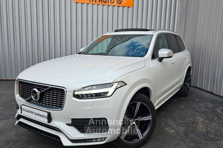 Volvo XC90 XC 90 2.0 D5 235H AWD 7 Places R-DESIGN 162Mkms 03-2017 - <small></small> 31.990 € <small>TTC</small> - #1