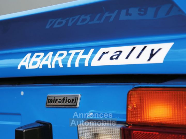 Abarth 131 Rally Tribute 2.0L twin cam 4 cylinder engine producing 115 bhp (approx.) - 28