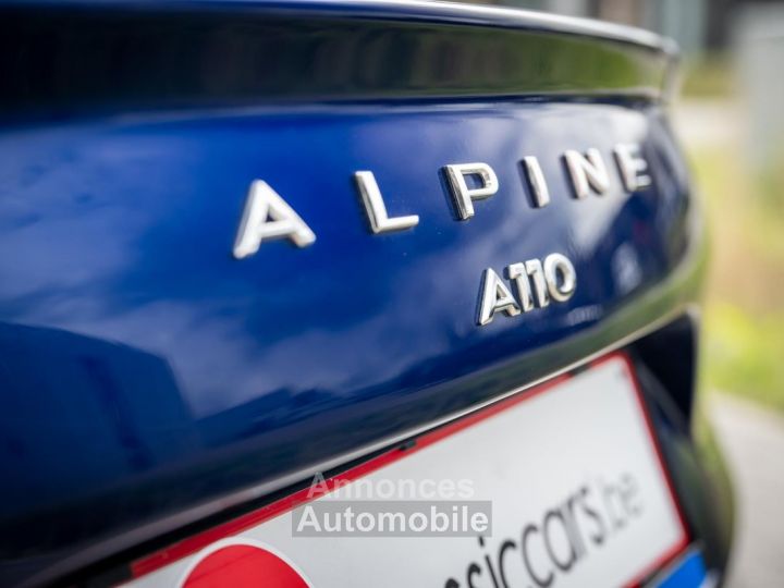 Alpine A110 Belgian car - 13
