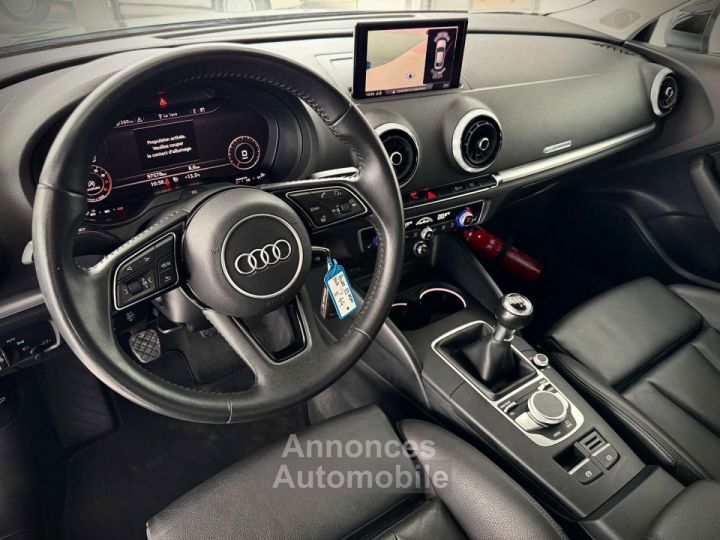 Audi A3 1.0 TFSI SPORT COCKPIT CUIR PDC NAVI CLIM TVA - 12