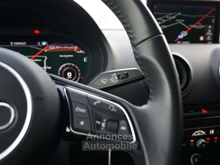 Audi A3 1.5 TFSI S-LINE COCKPIT NAVI XENON 1ER MAIN CARNET - 17