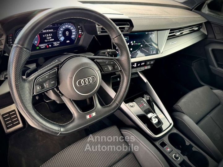 Audi A3 2.0TDI S line S-tronic 1ERPRO COCKPIT CARPLAY TVA - 12