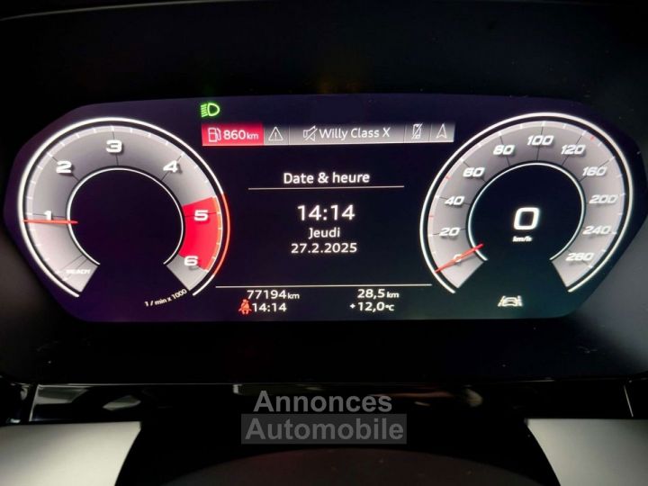 Audi A3 Sportback 2.0TDi 1ERPRO COCKPIT JANTES19 CUIR PDC - 13