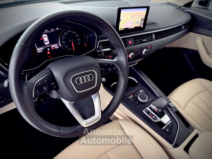 Audi A4 2.0 TDi 1ERPRO JANTES 18' GPS CUIR CAMERA PDC TVA - 12