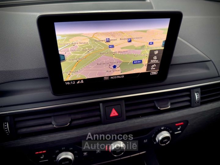 Audi A4 2.0 TDi 1ERPRO JANTES 18' GPS CUIR CAMERA PDC TVA - 15