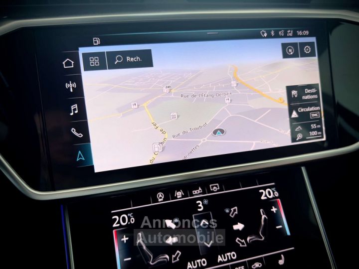 Audi A6 BERLINE 2.0 TDI 1ERPRO S-TRONIC CARPLAY CUIR TVA - 14